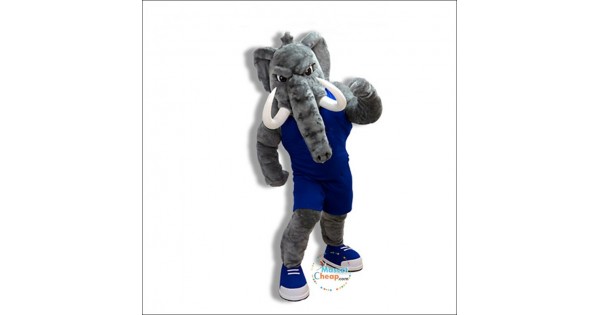 Penny Elephant Mascot Costume, Elephant Mascot Costume