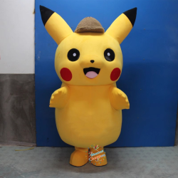 Hat Pikachu Mascot Costume