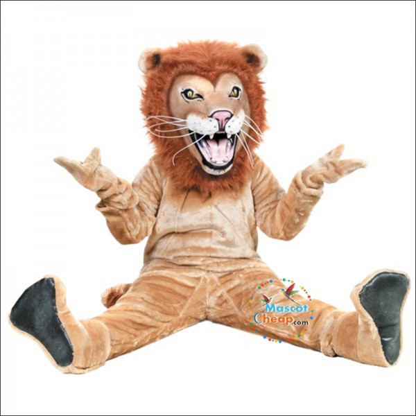 African Lion Mascot Costume