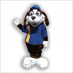 Purchase Mascot White And Blue Dog. Talking Tom Mascot in Mascots