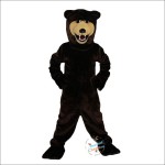 Brown Bear Cartoon Mascot Costume