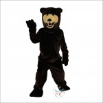 Brown Bear Cartoon Mascot Costume