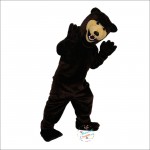 Brown Bear Cartoon Mascot Costume