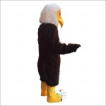 Brown Eagle Cartoon Mascot Costume