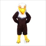 Brown Eagle Cartoon Mascot Costume