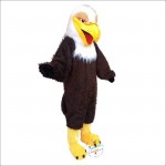 Brown Eagle Cartoon Mascot Costume