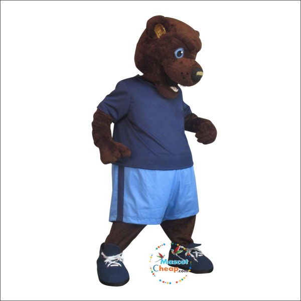 Happy Brown Bear Mascot Costume