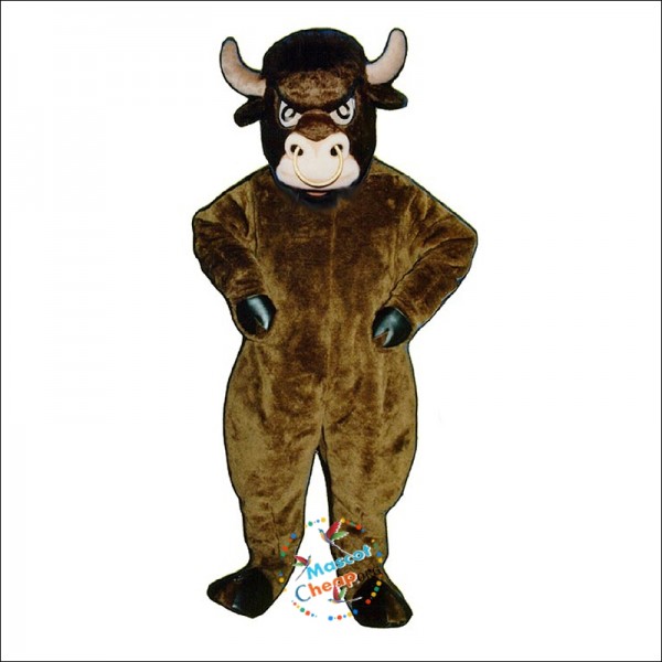 Cartoon Bull Mascot Costume