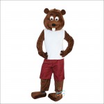 Castor Fiber Beaver Mascot Costume