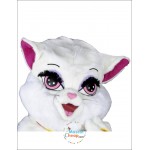 Cat White Mascot Costume