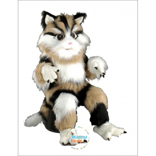 Plush Cat Mascot Costume