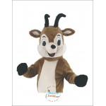 Cute Happy Chamois Mascot Costume