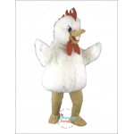 White Chicken Mascot Costume