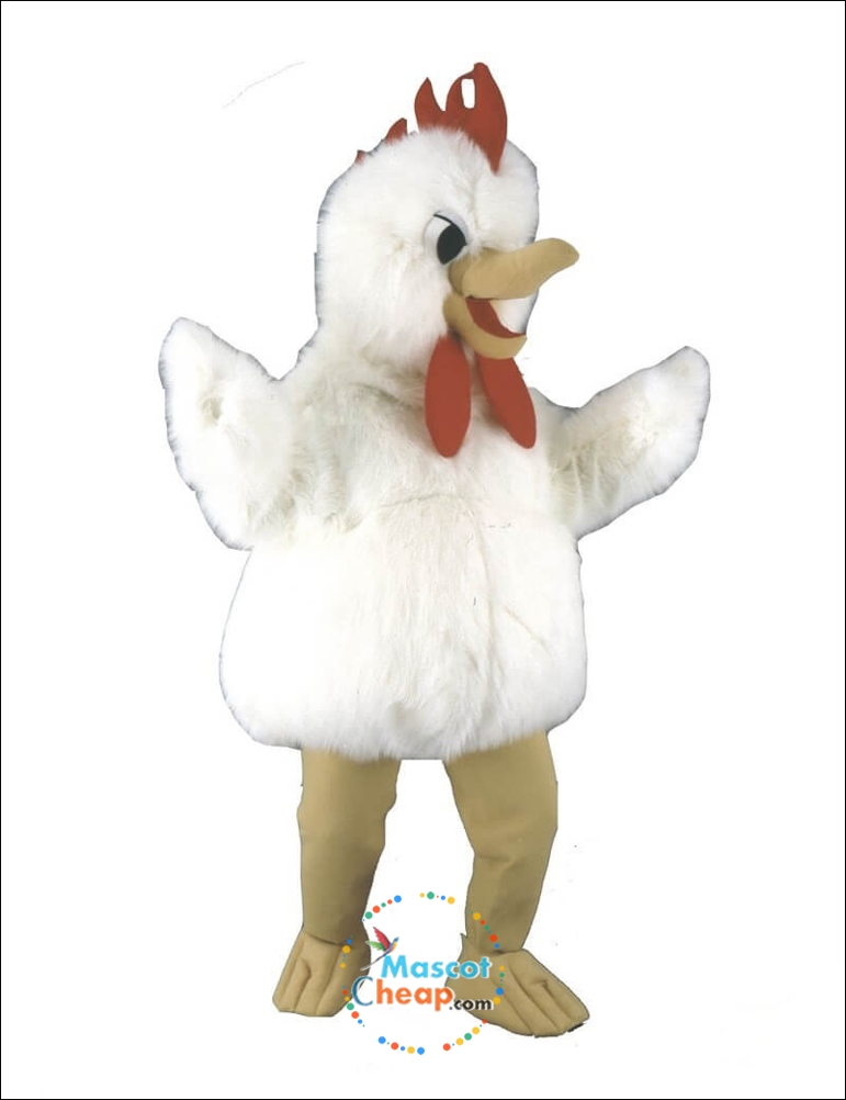 White Chicken Mascot Costume