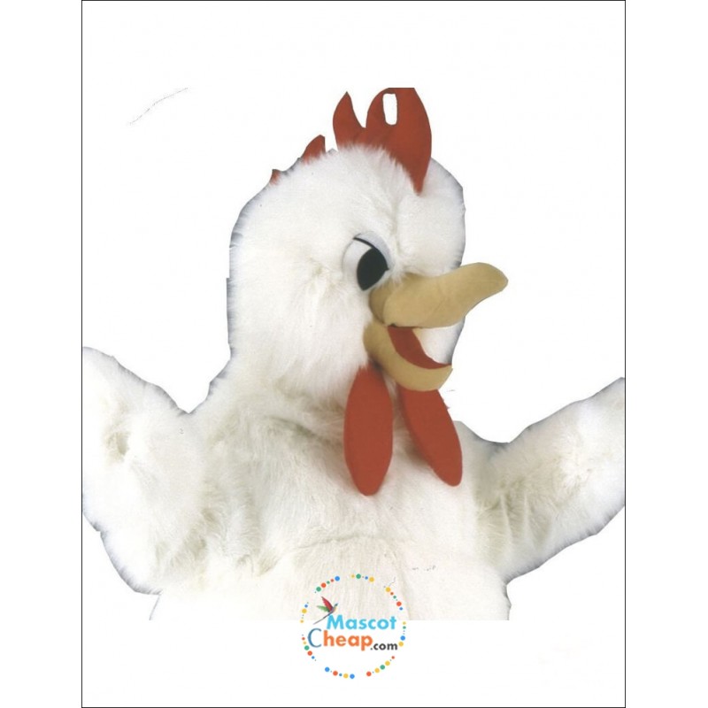 White Chicken Mascot Costume