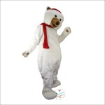 Christmas Polar Bear Mascot Costume