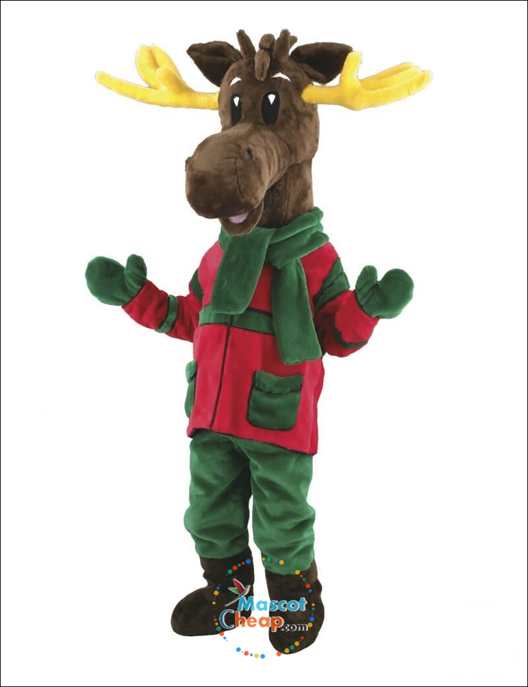 Christmas Reindeer Mascot Costume