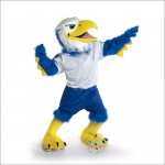 College Handsome Eagle Mascot Costume