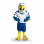 College Handsome Eagle Mascot Costume