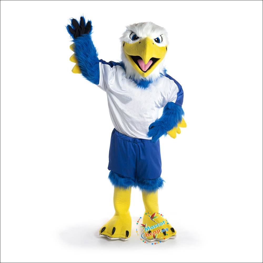 College Handsome Eagle Mascot Costume Free Shipping