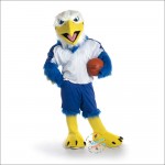 College Handsome Eagle Mascot Costume