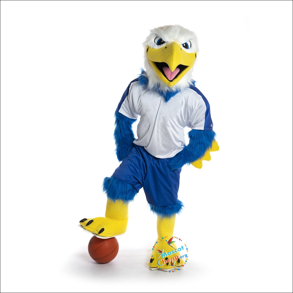 College Handsome Eagle Mascot Costume Free Shipping