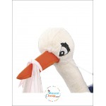 Mascot Costume : back stork