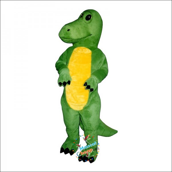 Dino Nerd Mascot Costume