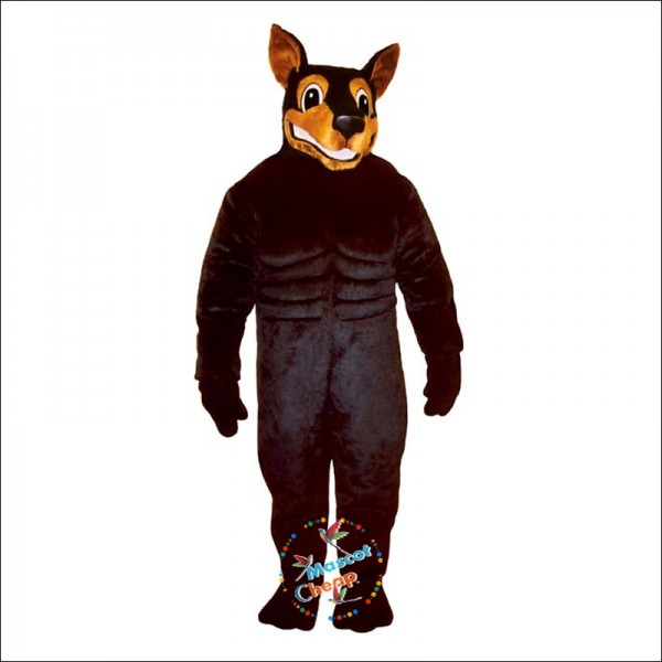 Doberman Mascot Costume