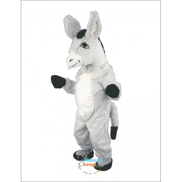 Gray Donkey Mascot Costume Free Shipping