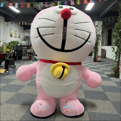 Doraemon Pink Inflatable Mascot Costume