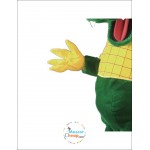 Green Cute Dragon Mascot Costume