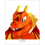 Professional Quality Dragon Mascot Costume Free Shipping