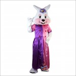 Easter Bunny Costume Adult Size Faux Fur Shaggy Mascot Costume