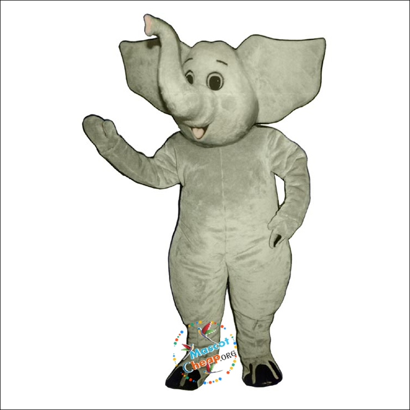 Eddy Elephant Mascot Costume for Cheap