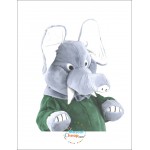 Power Fierce Elephant Mascot Costume