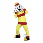 Fire Dog Mascot Costume