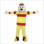 Fire Dog Mascot Costume