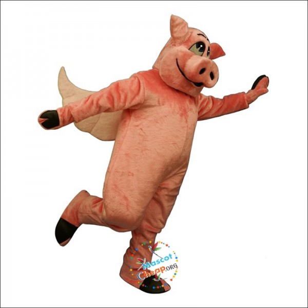 Flying Hog Mascot Costume