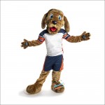 Friendly Lovely Dog Mascot Costume