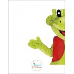 Frog Mascot Costume Happy