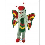 Green Butterfly Mascot Costume