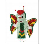 Green Butterfly Mascot Costume