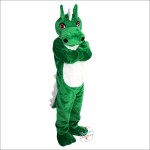 Green Dinosaur Dragon Mascot Costume