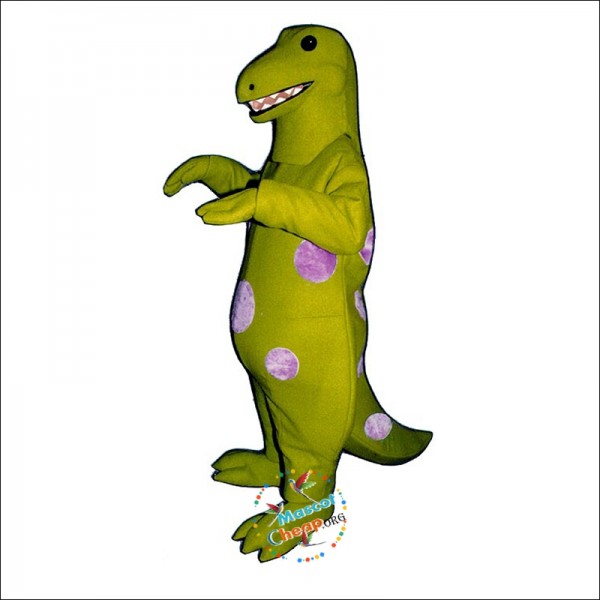 Green Dinosaur Mascot Costume