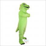 Green Dinosaur Mascot Costume