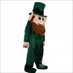 Green Dwarf elf Genius Mascot Costume