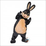 Grey Bunny Rabbit Mascot Costume