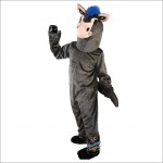 Grey Donkey Ass Mascot Costume