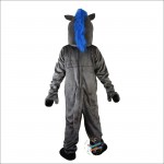 Grey Donkey Ass Mascot Costume